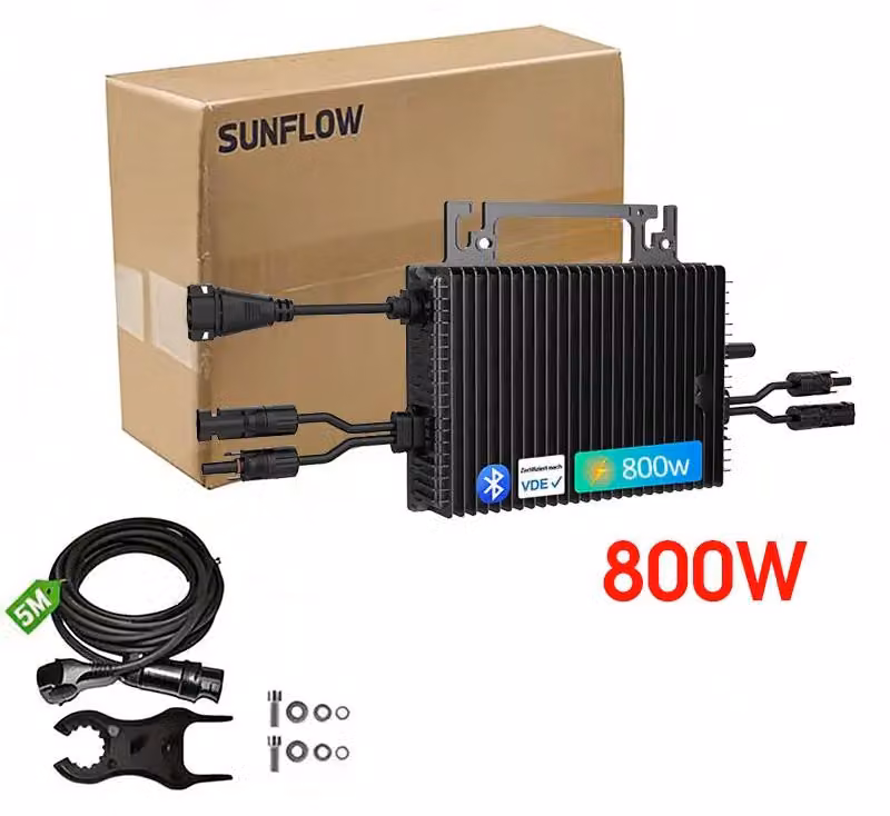 Micro-inverter solari, connettività Wi-Fi, design impermeabile, 800W, 230V~, 16-60V~