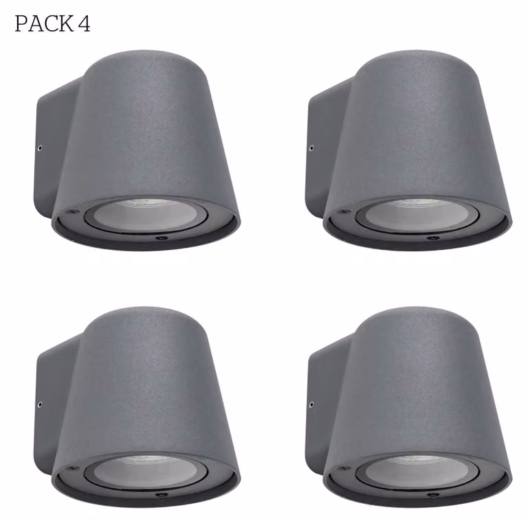 LEDS C4 Lampada da esterno a cono - 3,3 W, 448 lm, grado di protezione IP65, colore nero