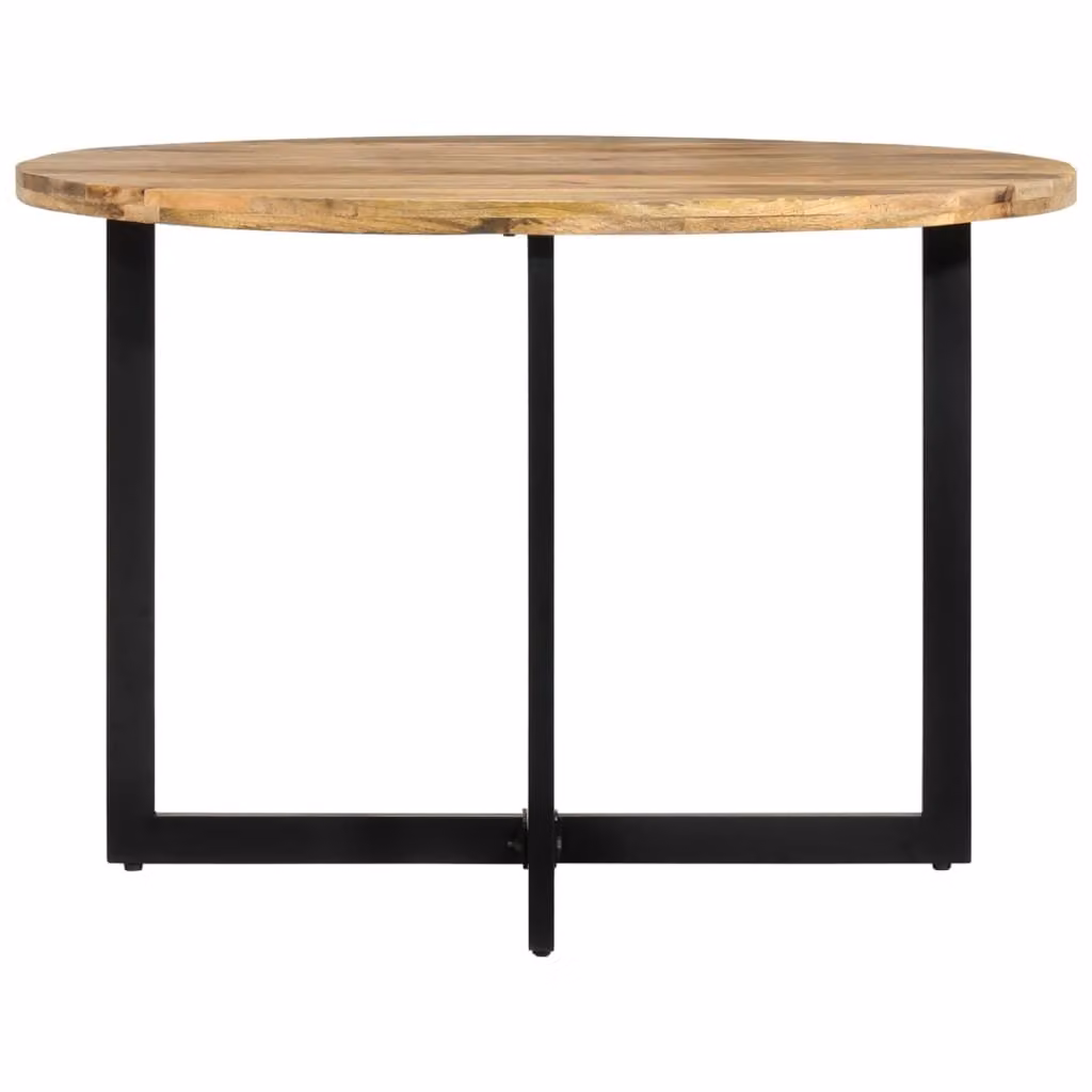 vidaXL Tavolo da pranzo 110x75 cm in legno massiccio di mango