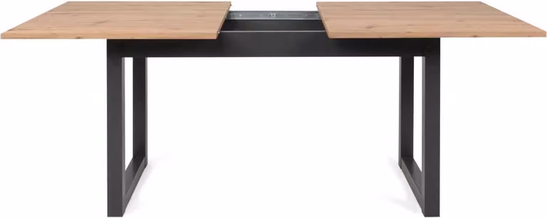 Homestyle4u Tavolo da pranzo Tavolo in legno Tavolo da cucina 160-200 Tavolo da pranzo allungabile