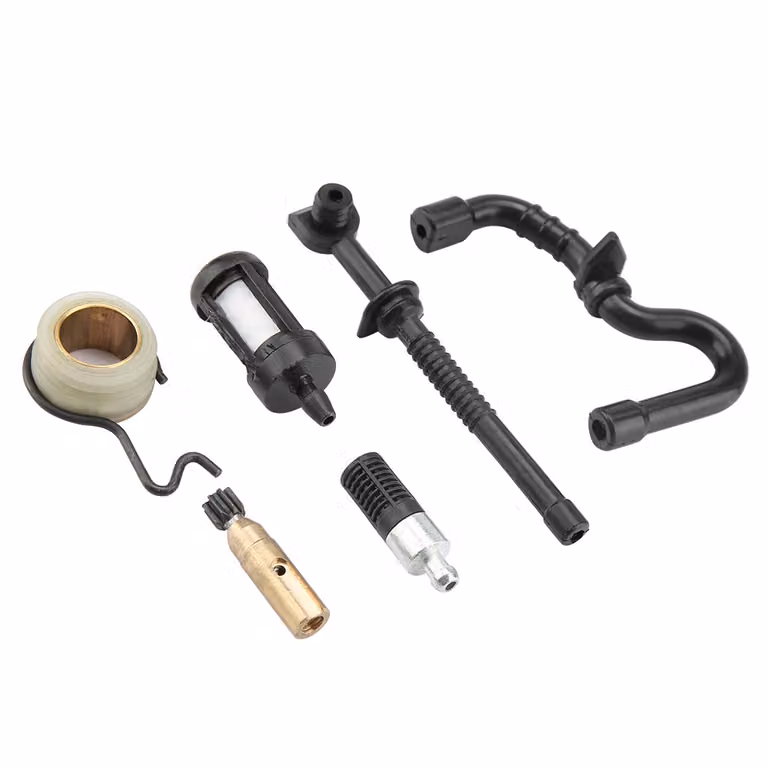 Per Stihl MS180 MS170 018 017 Pompa dell'olio della motosega Ingranaggio a vite senza fine Kit filtro tubo carburante