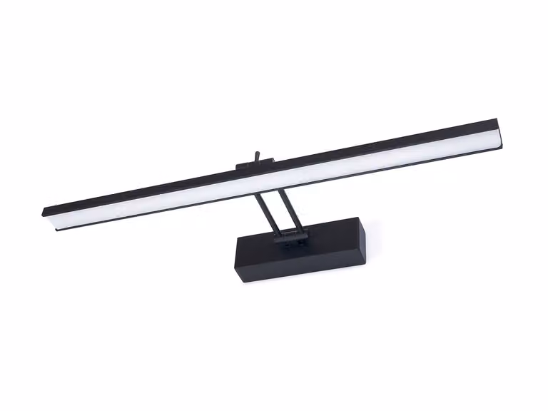 Koloreno Applique LED 12W, bianco neutro (4500K), 490x180mm, nero