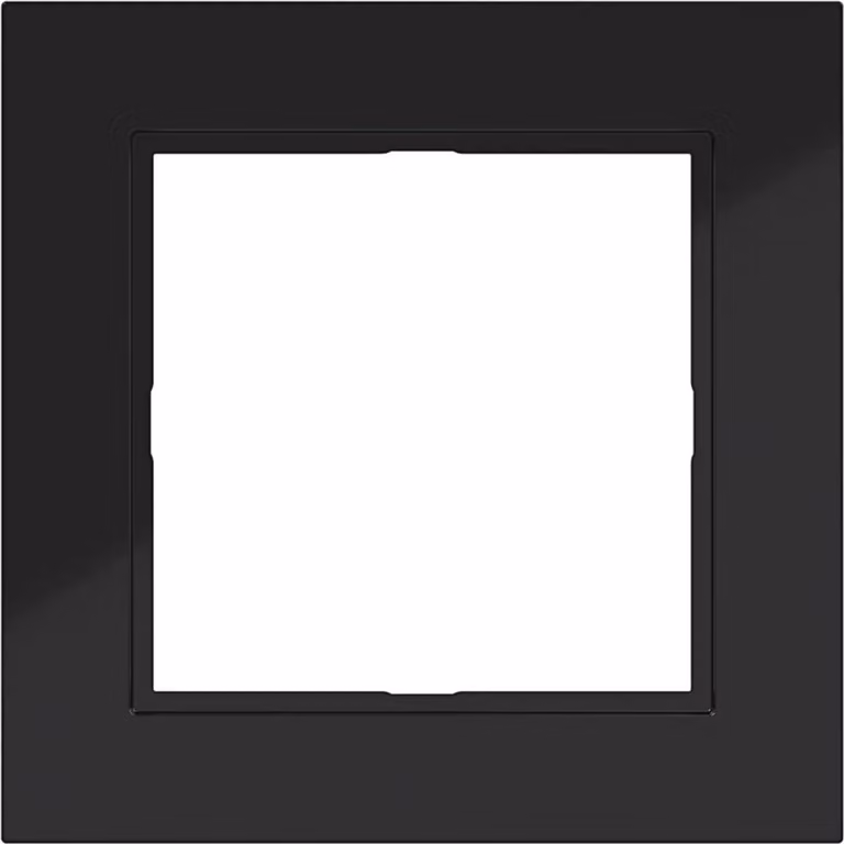 Cornice Hager singola A.1 WAD6100BG nero notte lucido