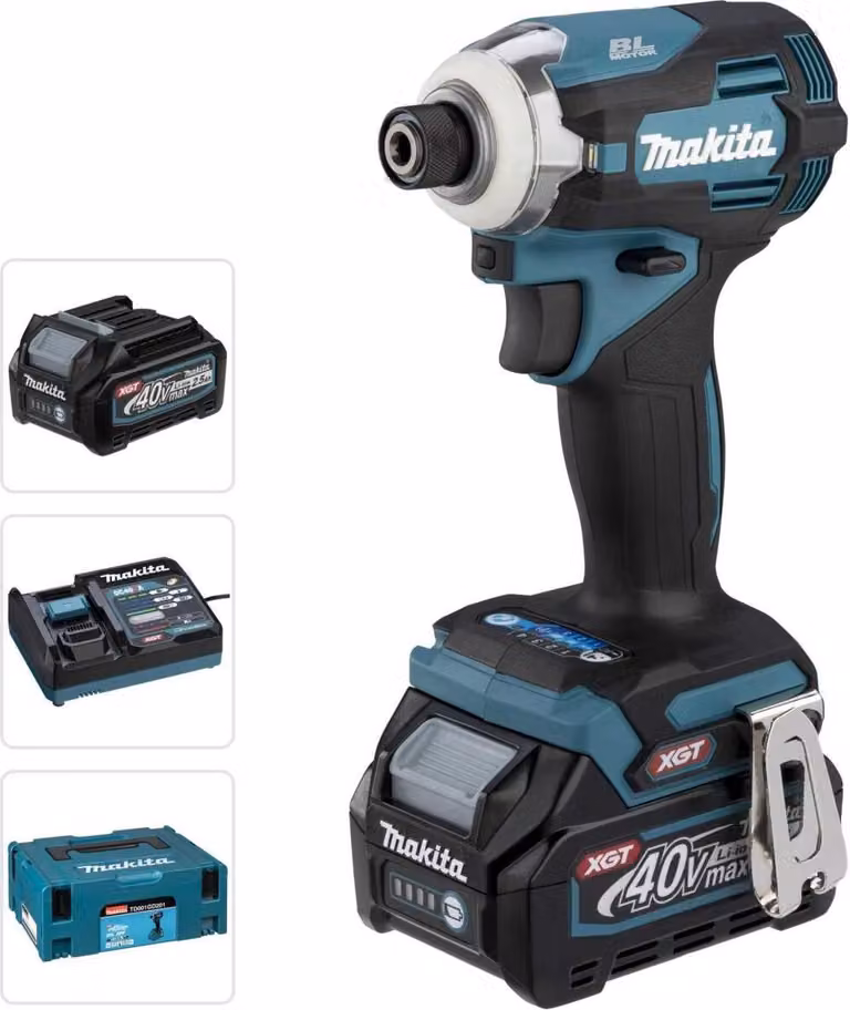 Avvitatore a impulsi a batteria Makita TD001GD201 40V