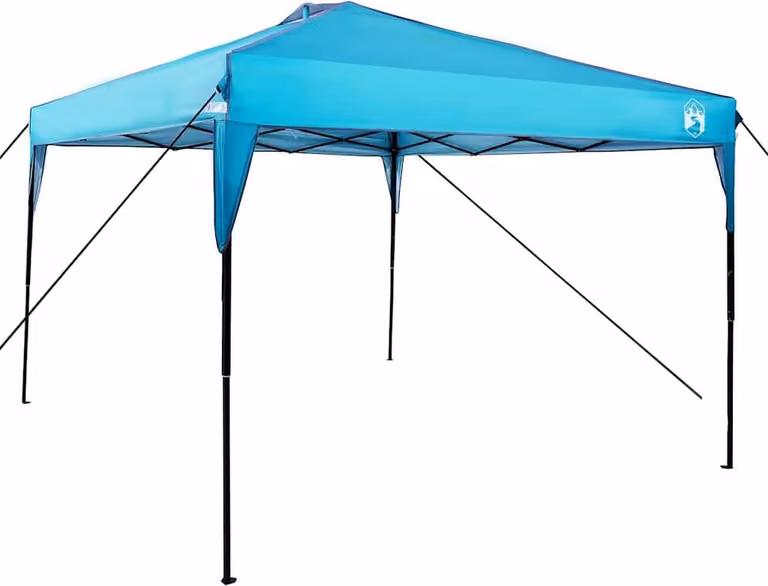 Tenda Gazebo Blu 290 x 290 x 251 cm Tessuto