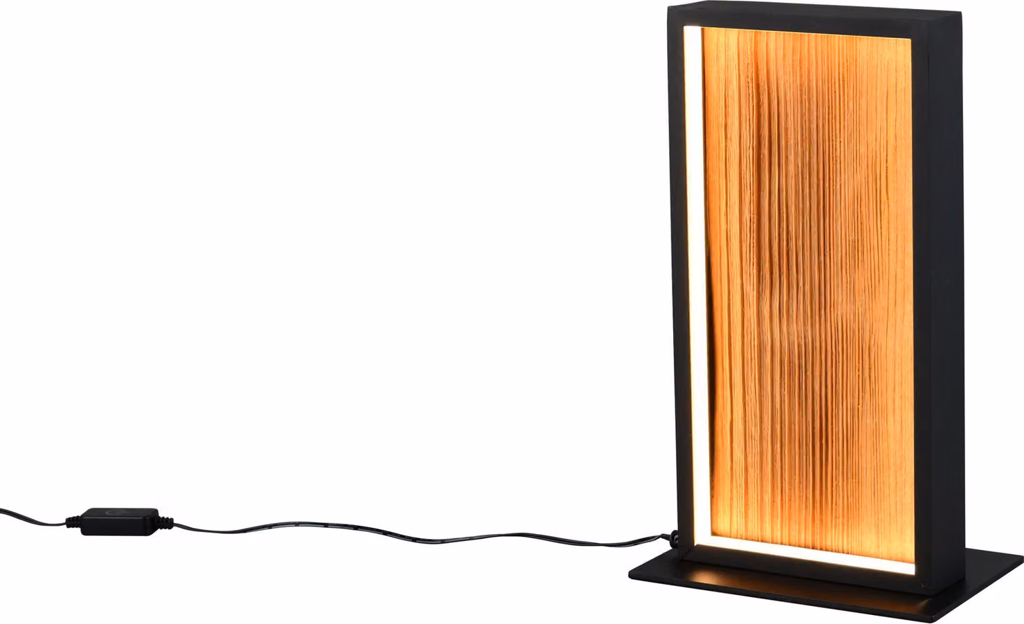 Lampada da tavolo a LED, legno, touch dimmer, H 30,3 cm