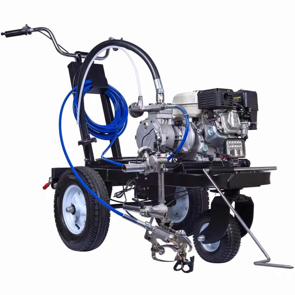 Pompa Airless Zenthril per Pittura Pareti, Lacca e Vernice con Motore da 8.0 HP – 2