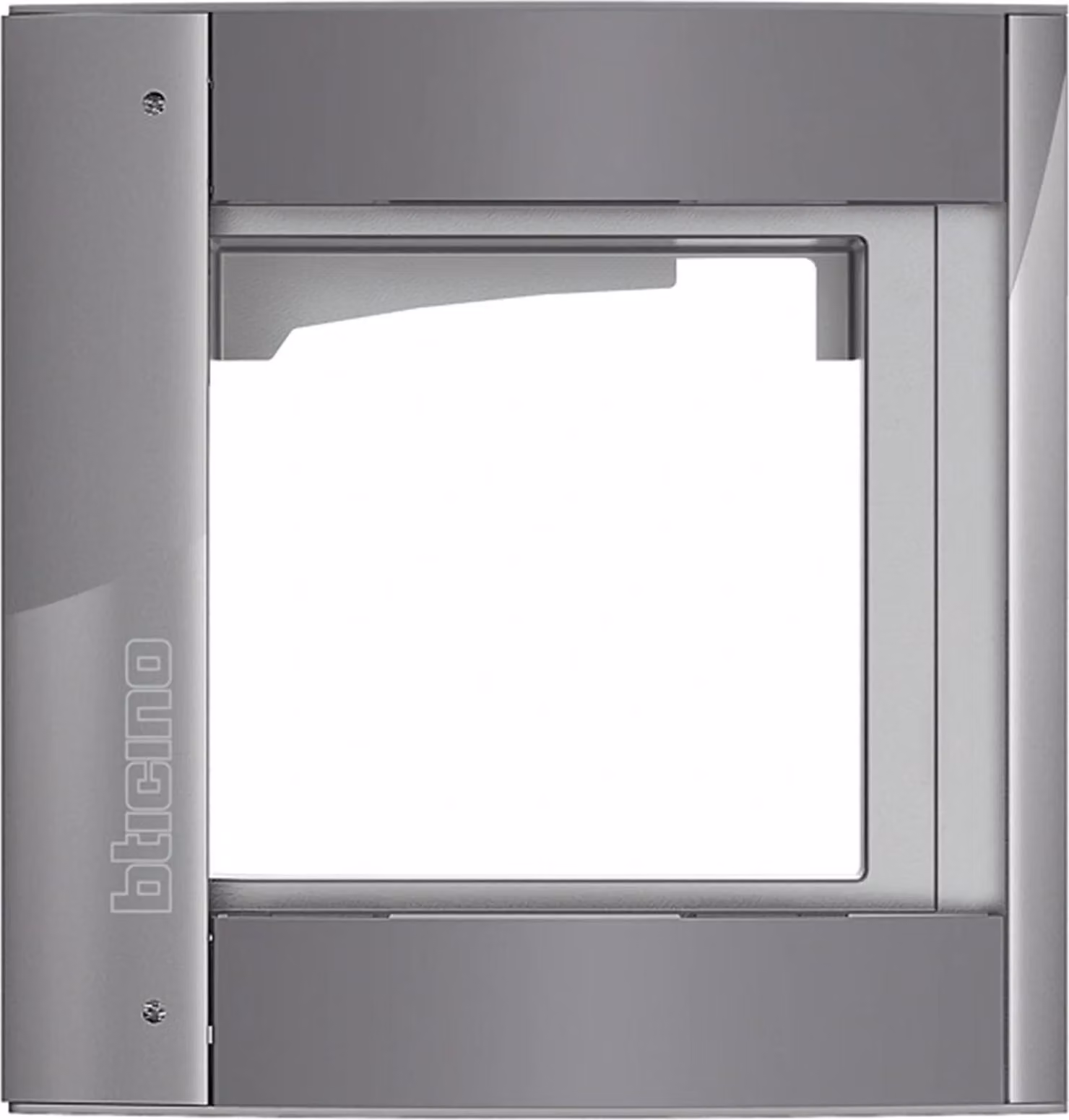BTICINO Cornetta, supporto moduli 1 modulo, posto esterno SFERA, alluminio, Allstreet, 1 pz.