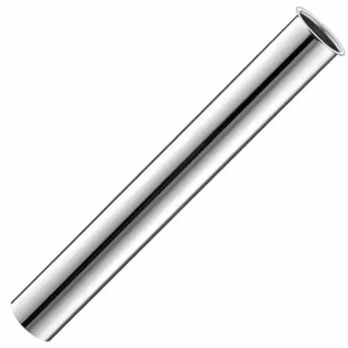 Schläfer 4390 | Canotto per Sifone con Flangia Cromata, Tubo di Scarico Regolabile in Ottone di Alta Qualità, Facilita il Collegamento tra Sifone e Scarico, Misure 1" 1/4 Ø 32 x 250mm