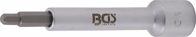 BGS bit a bussola a guida quadrata 12,5 mm (1/2") esagono incassato 6 mm - 2087-H6