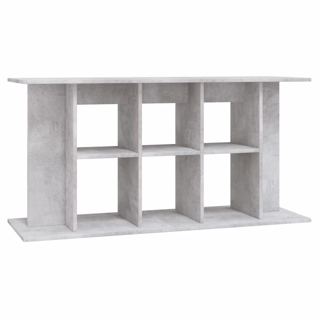 Supporto per acquario in cemento grigio 120x40x60 cm in legno ingegnerizzato