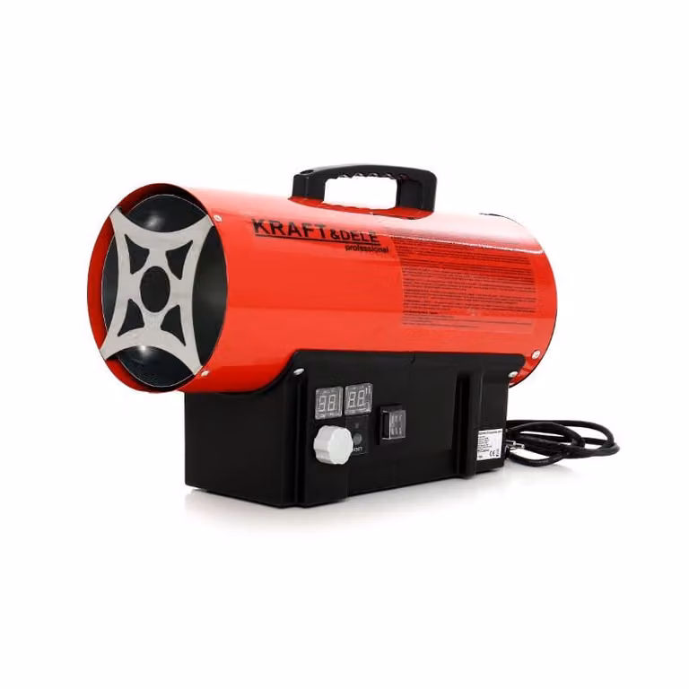 Riscaldatore a gas Kraft&Dele KD11701 con termostato e regolatore di pressione - 40 kW