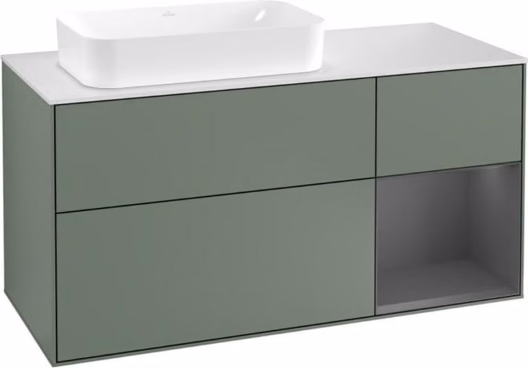 Mobiletto V&B Finion 120cm, Pl w m, Rg r A m, Oli. m Lac