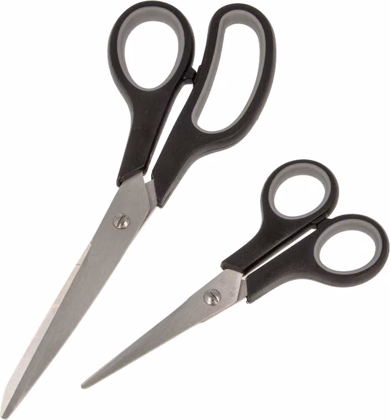 EUROTOOLS Set di cesoie, acciaio inox, 140/215 mm