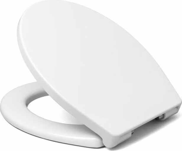 Copertura per WC compatibile con i modelli Kolo nova Top Pico, colore bianco, sistema di chiusura ammortizzata SoftClose, materiale Duroplast