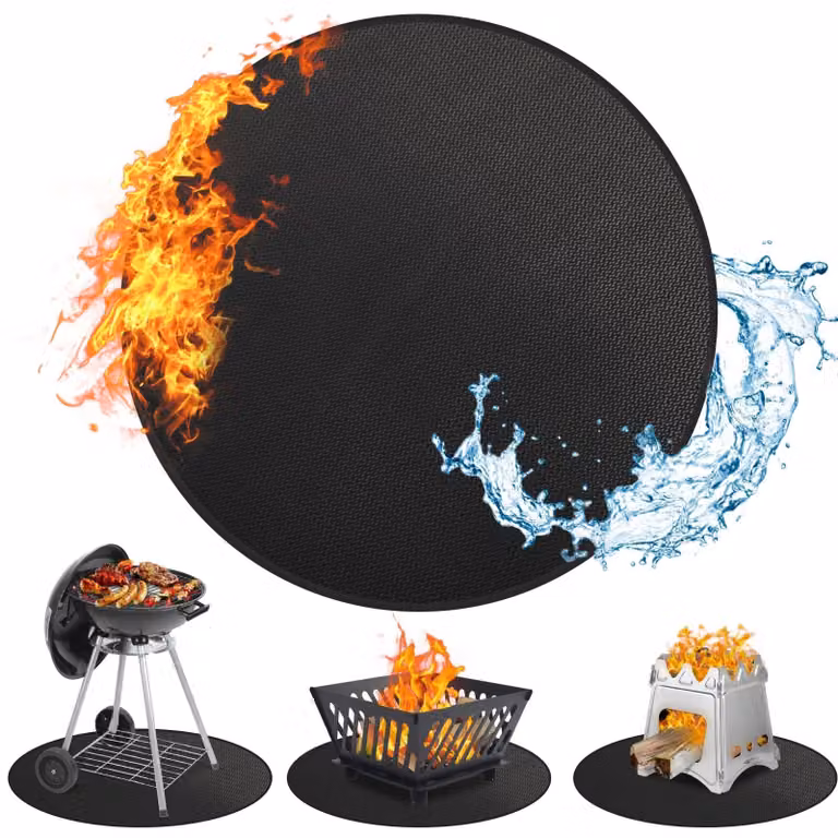 Solidchoice - Base per focolare, dimensioni 122 cm, sicura per barbecue e affumicatori Kamado