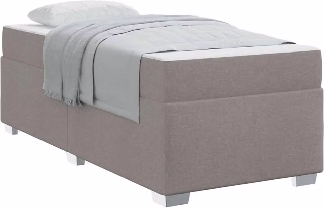 Letto singolo | Letto per adulti | Struttura del letto con materasso Talpa 80 x 200 cm Tessuto
