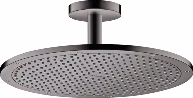 hansgrohe AXOR ShowerSolutions pomme de douche 350 1 jet, raccordement au plafond, 26035330, 26035330