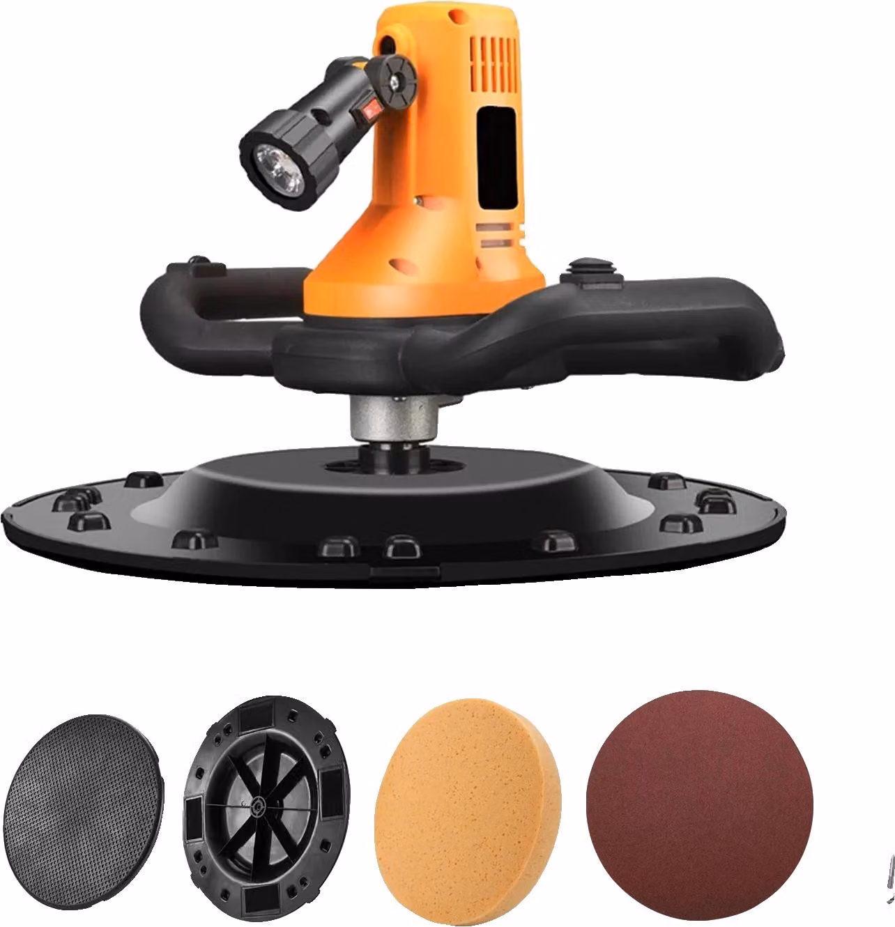 Macchina elettrica per stendere il cemento, velocità regolabile, design ergonomico, giallo