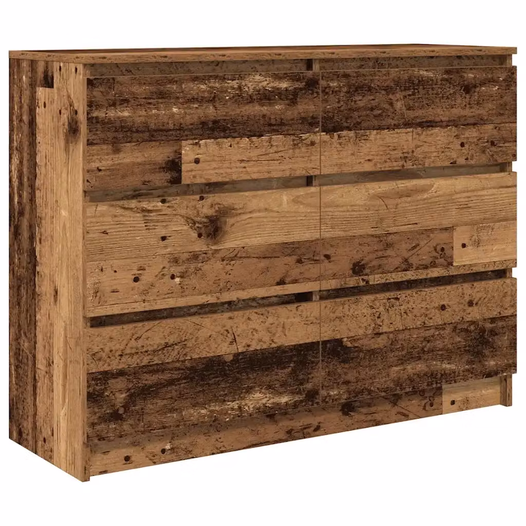 Credenza minimalista in legno marrone vidaXL L/P/H: 100 x 35 x 76 cm – 2