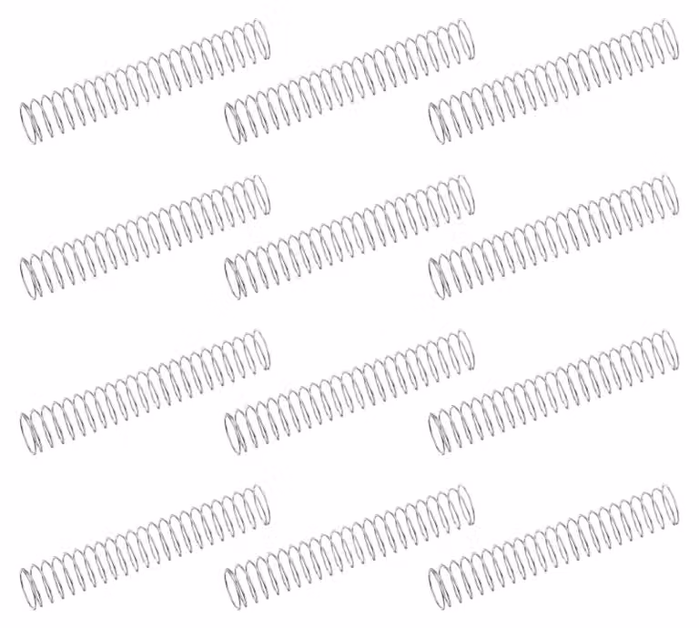 Molle a compression, 50 pezzi, dimensioni 0,4x9x50 mm, acciaio inossidabile 304