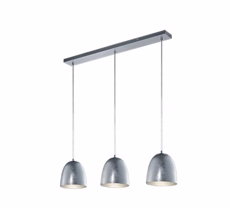 Lampadario ONTARIO argento 3xE14x40W in metallo, dimensioni: 150x80x18 cm, IP20, Trio
