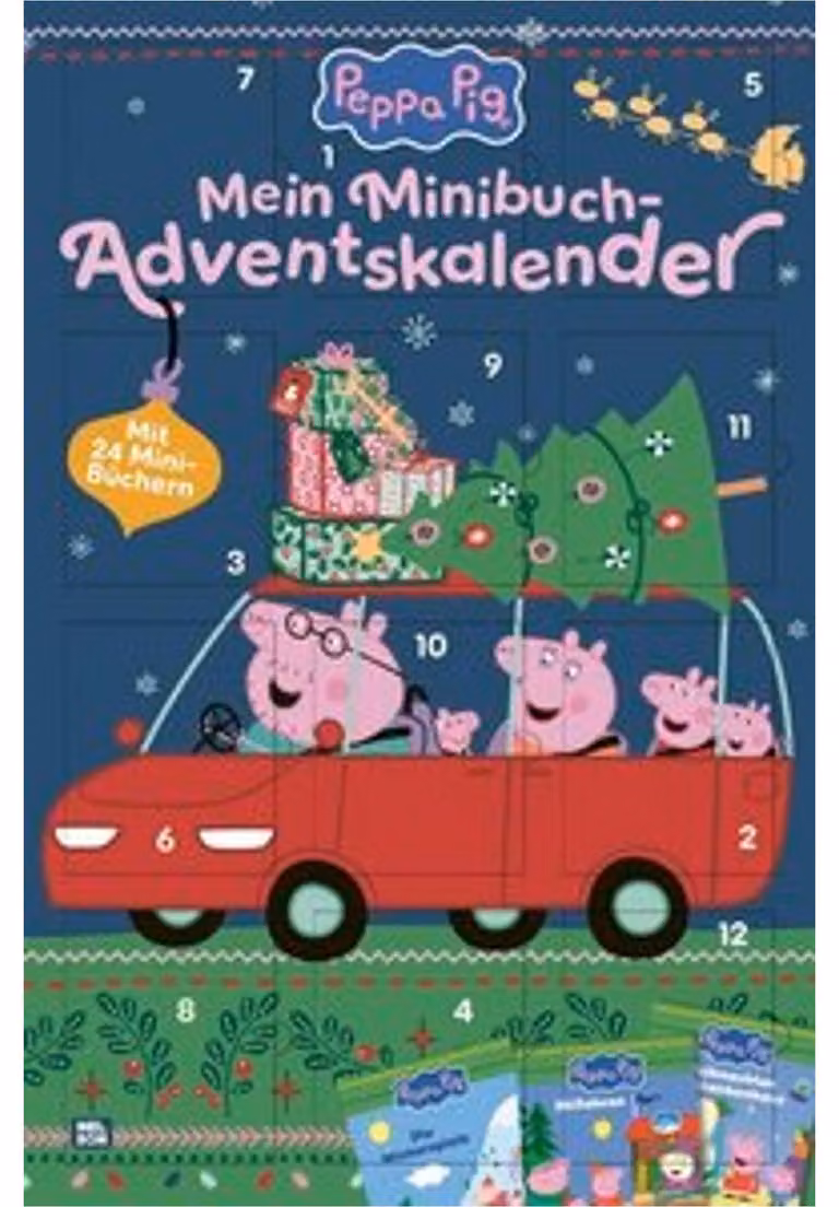 Nelson Mini-libri: Calendario dell'Avvento a tema Peppa Pig