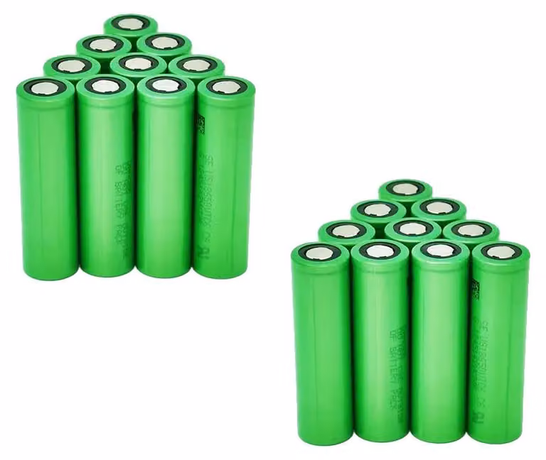 Batteria agli ioni di litio, capacità 3000 mAh, corrente di scarica 30 A, VTC6-20PCS