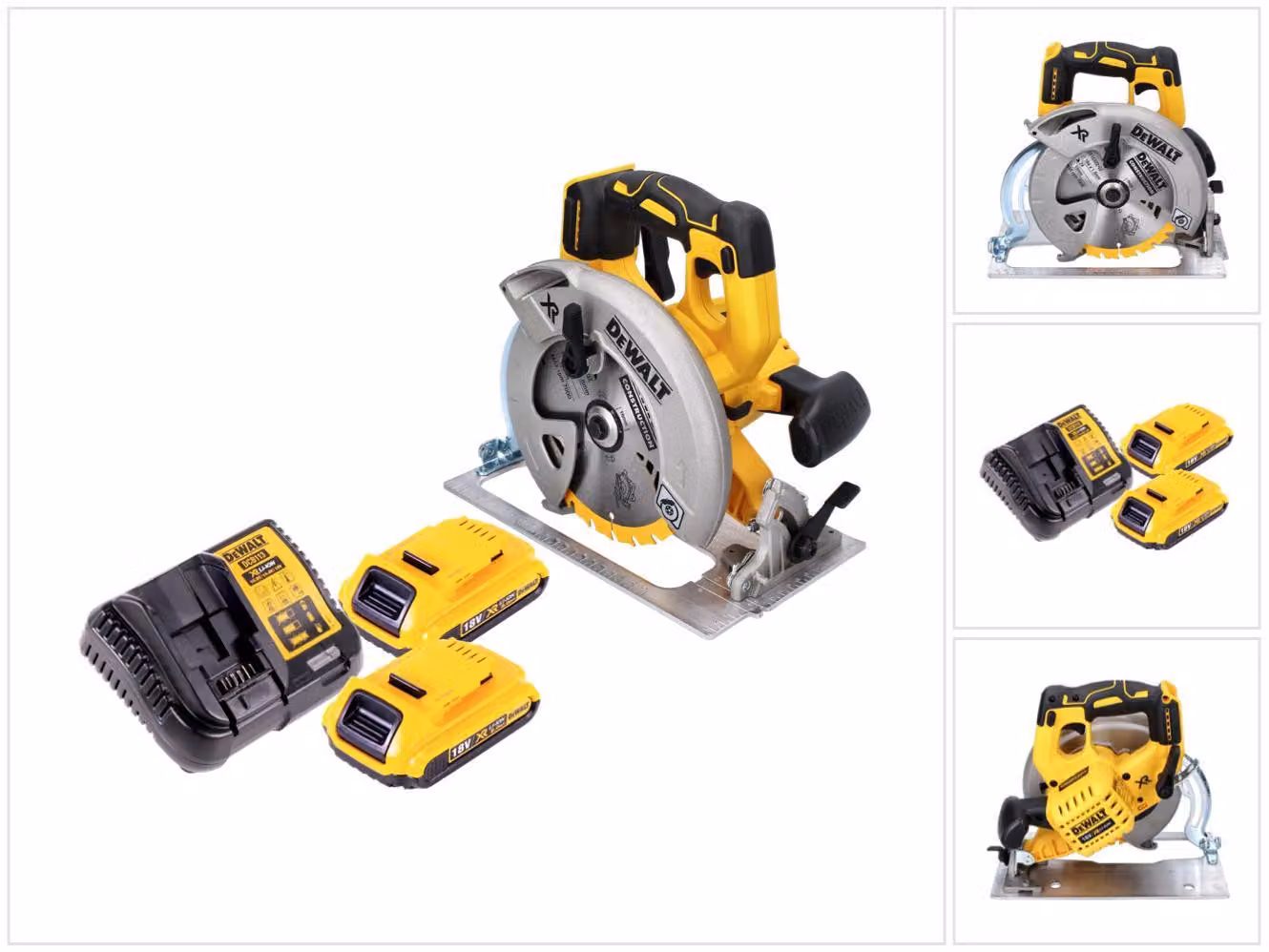 Sega circolare portatile a batteria DeWalt DCS 570 D2 18 V 184 mm senza spazzole + 2x batteria 2,0 Ah + caricabatterie