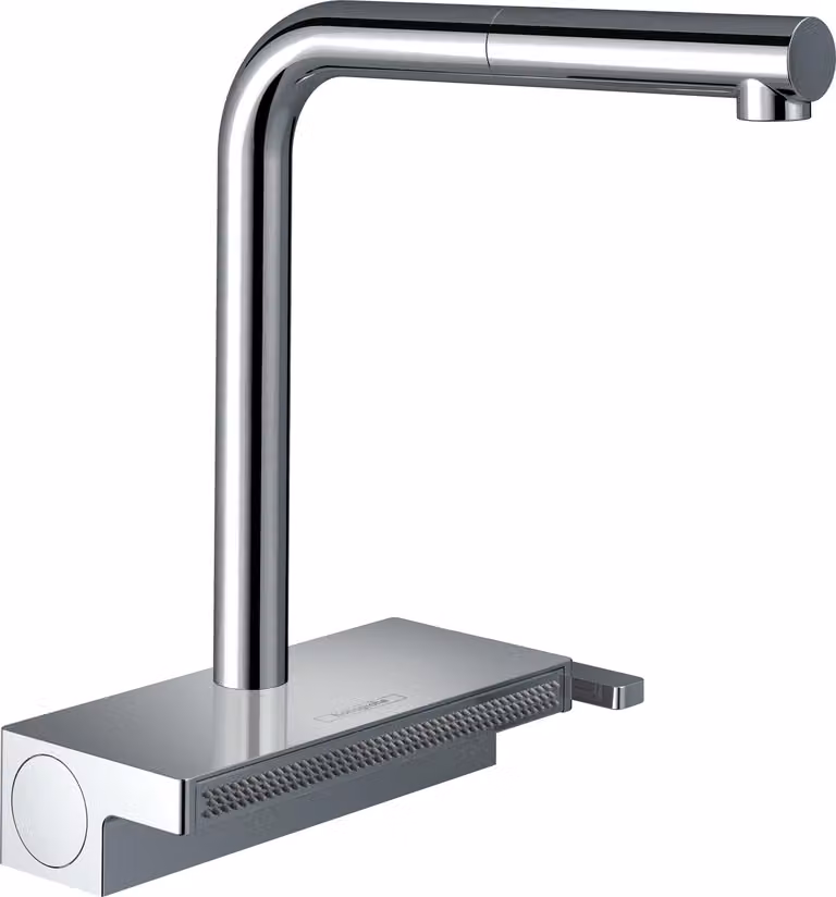 hansgrohe Aquno Select M81 mitigeur monocommande de cuisine 250, bec extractible, 2 jets, sBox, 5,9 l/min, 73830000, 73830000