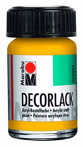 Decorlack Acryl Marabu 15 ml Giallo Medio