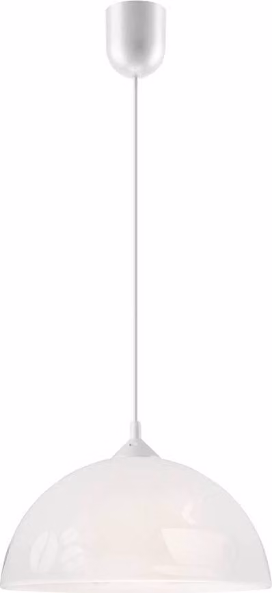 Lampada a soffitto, attacco E27, bianca, diametro 30 cm, altezza 60 cm, dimmerabile