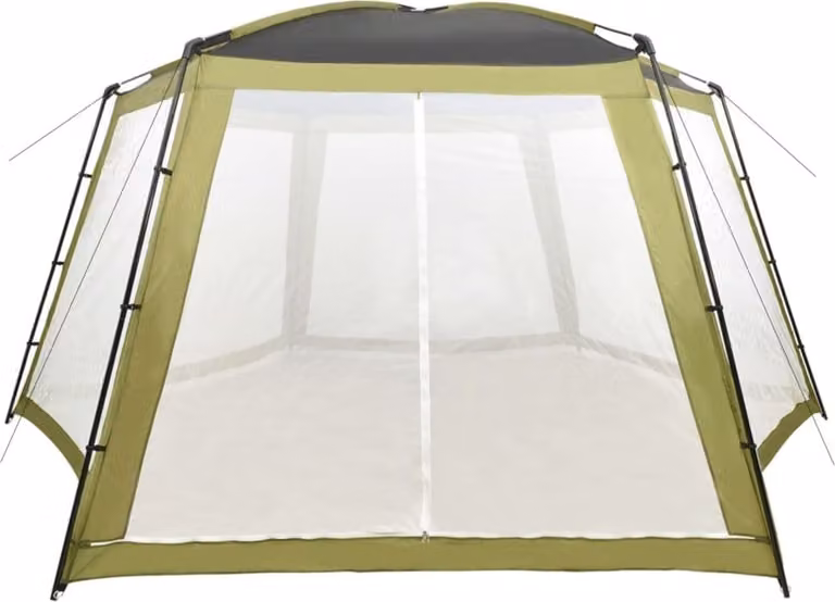Tenda per Piscina in Tessuto 660x580x250 cm Verde