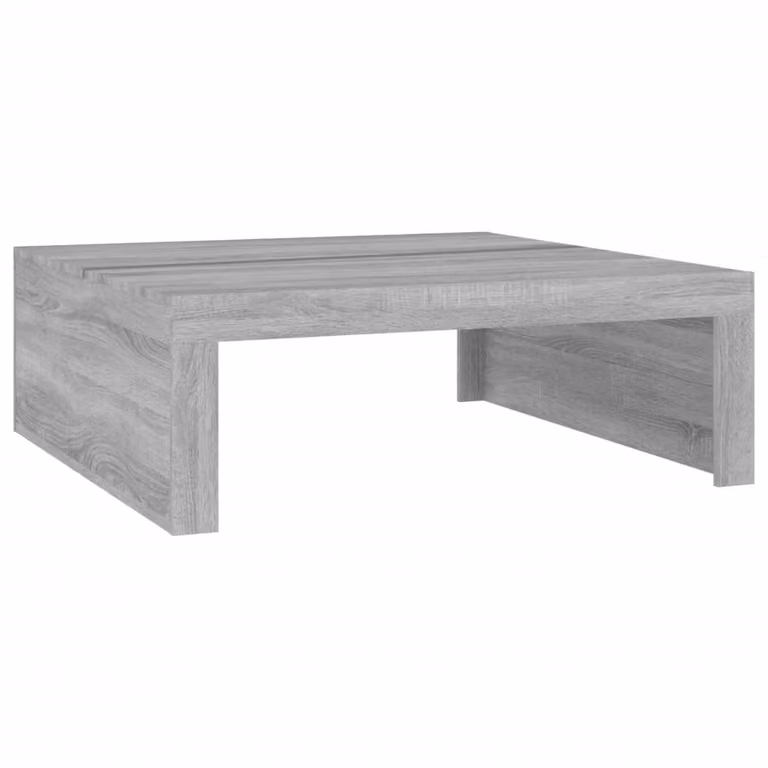 Tavolino Salotto Grigio Sonoma 100x100x35 cm Legno Multistrato