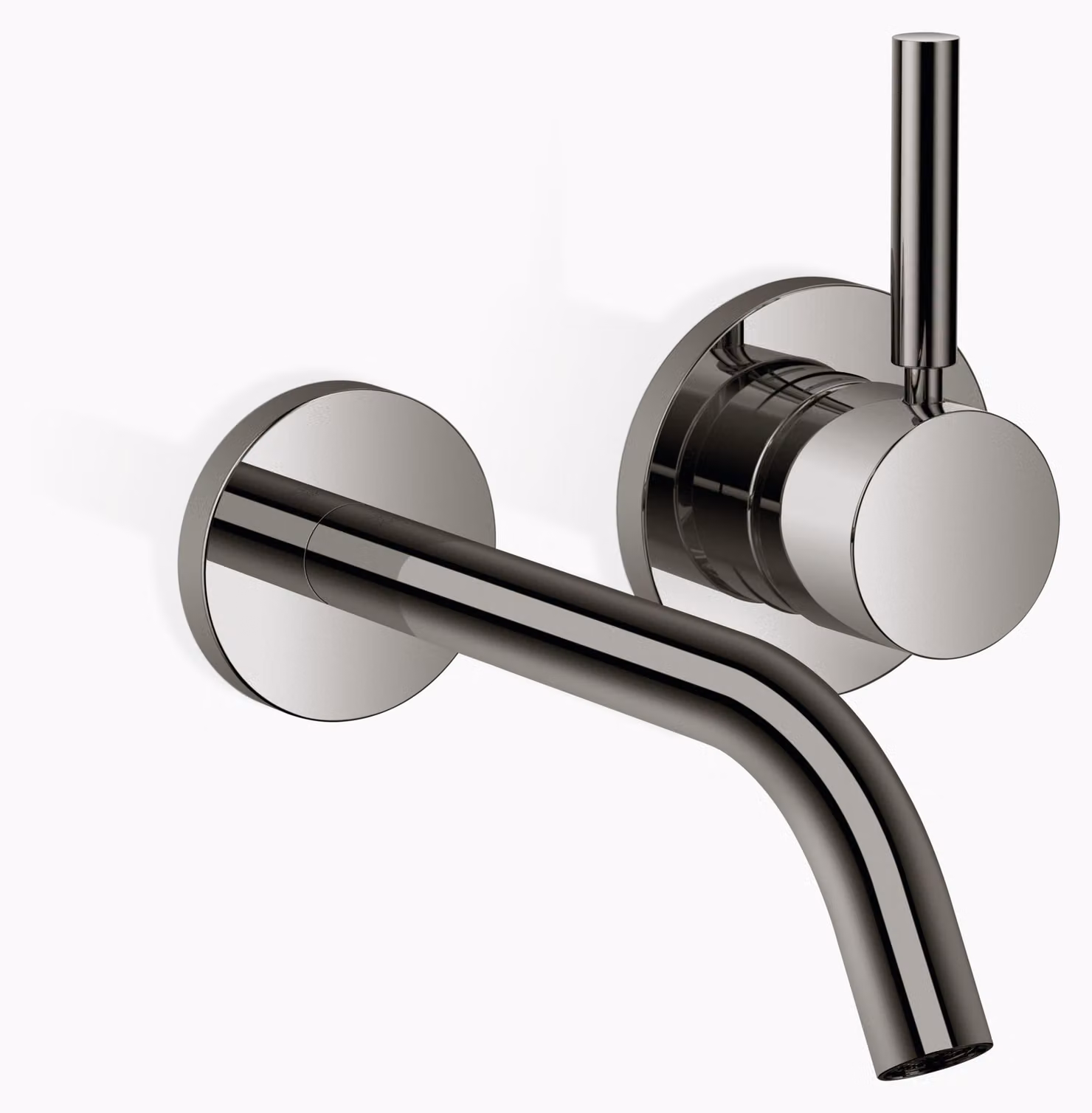Dornbracht META Mitigeur mural de lavabo sans vidage, saillie 190mm, jet rond enrichi d'air, 36860660-19, 36860660-19