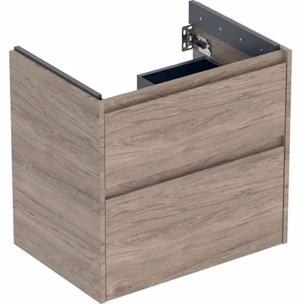 Geberit Renova Plan armoire sous lavabo, avec deux tiroirs, 64,4x60,6x44,6cm, 504.028.JR.1, 504.028.JR.1