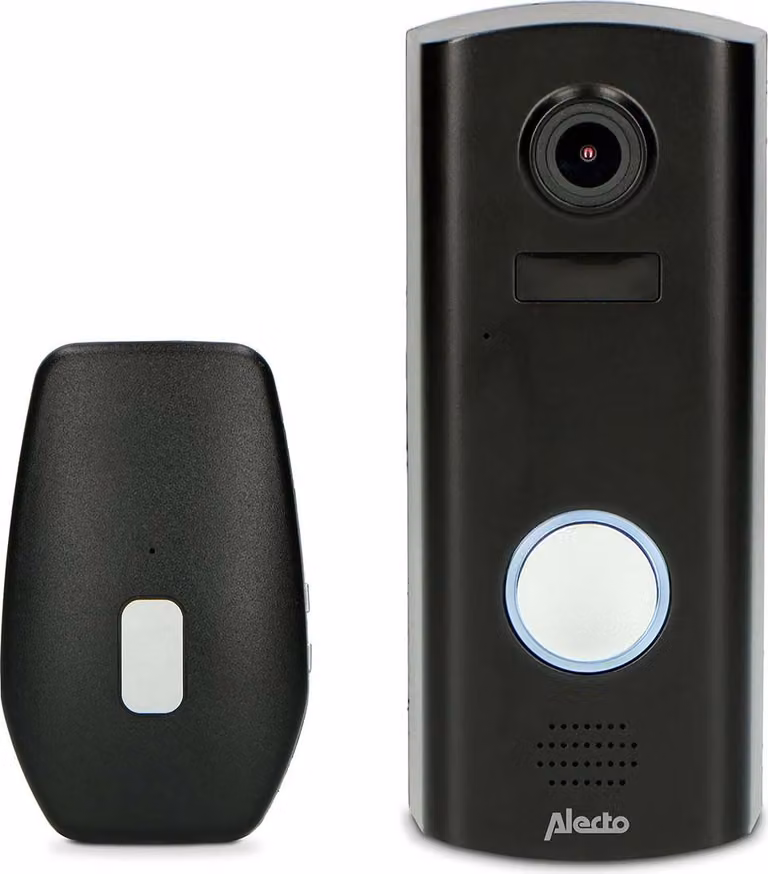 Alecto DVC600IP - Campanello WLAN con telecamera - Nero