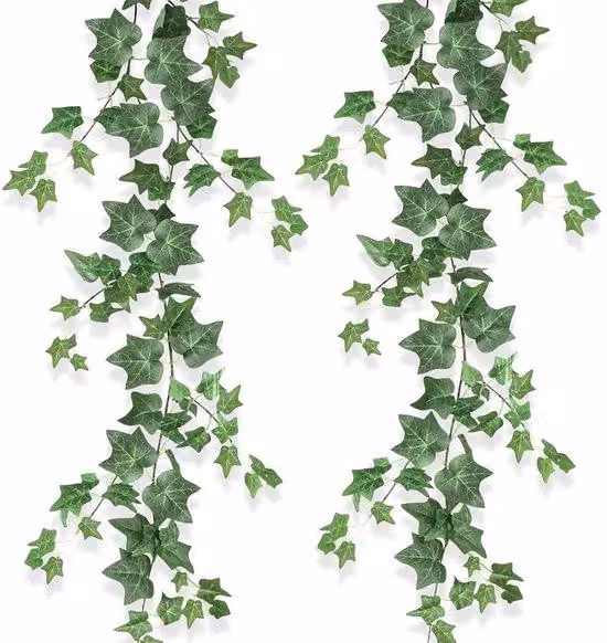 Piante rampicanti artificiali Slingern per la decorazione di casa e giardino, verde