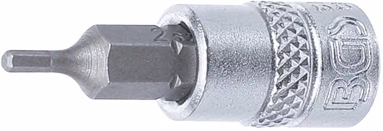 BGS bit a bussola a guida quadrata 6,3 mm (1/4") esagono incassato 2 mm - 5153