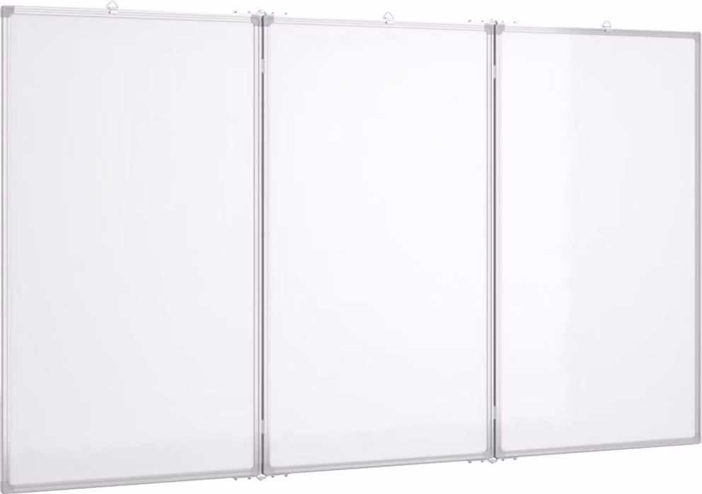 Lavagna Magnetica Pieghevole 150x80x1,7 cm in Alluminio