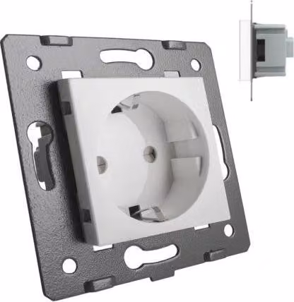 Inserto presa LIVOLO bianco