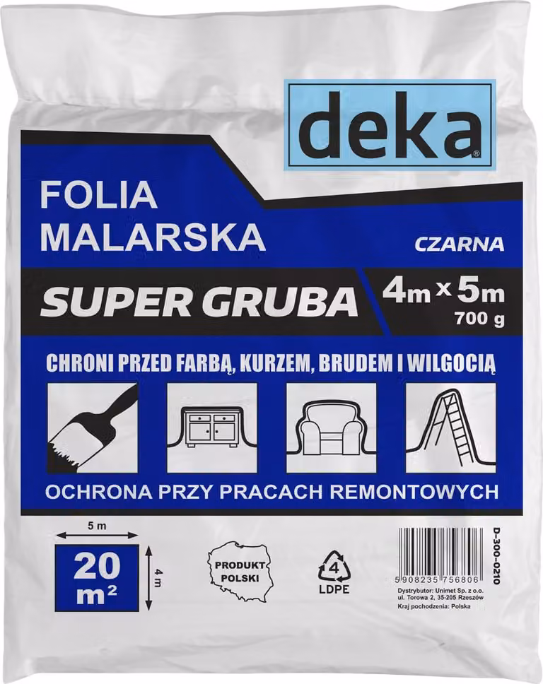 Foglio Di Pittura Super Spesso Nero 4*5M 700G