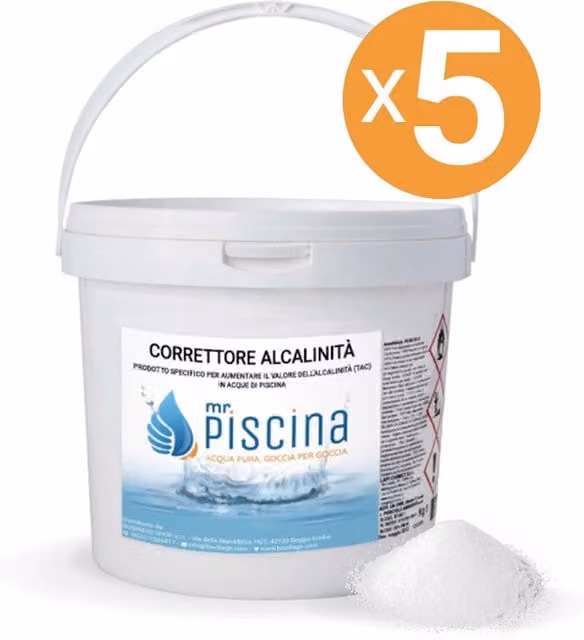 CORRETTORE ALCALINITA' confezione da 10 kg Quantità confezione: 5 confezioni
