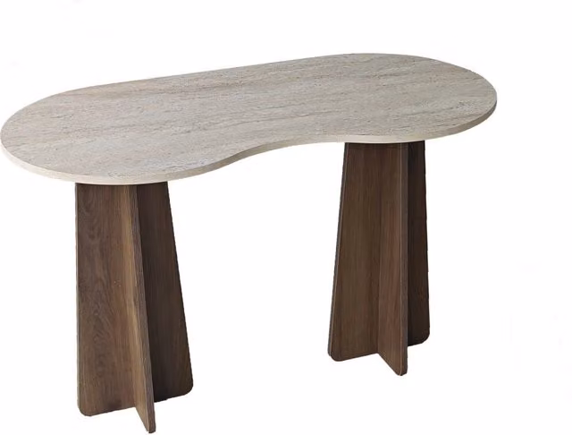 Scrivania in legno "Infini" - 120 x 60 x 75 cm - Travertino