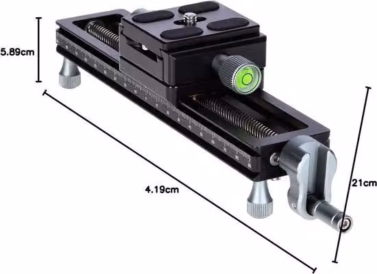 Sleeper Instello per Macro Fotografia, Stabilizzatore per Foto e Videografia per Fotocamere DSLR e Mirrorless, Nero