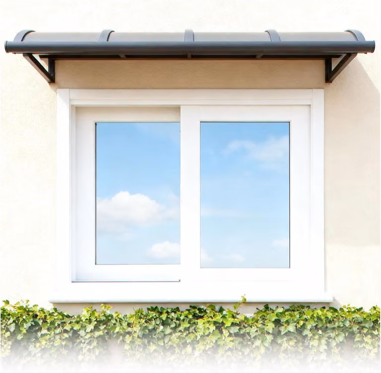 Finestra scorrevole di ricambio per cantine e bagni, con sistema di blocco di sicurezza e vetro temperato, dimensioni 97 x 41 cm, ad alta efficienza energetica, colore bianco