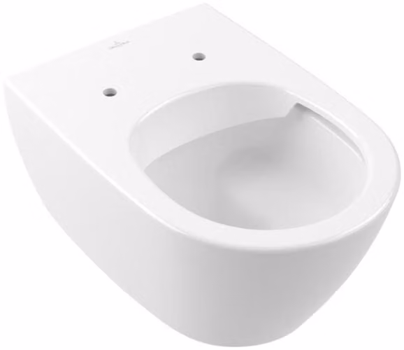 Villeroy & Boch Subway 2.0 WC à fond creux, ovale, sortie horizontale, DirectFlush, 370x560x365mm, 5614R0T2, 5614R0T2