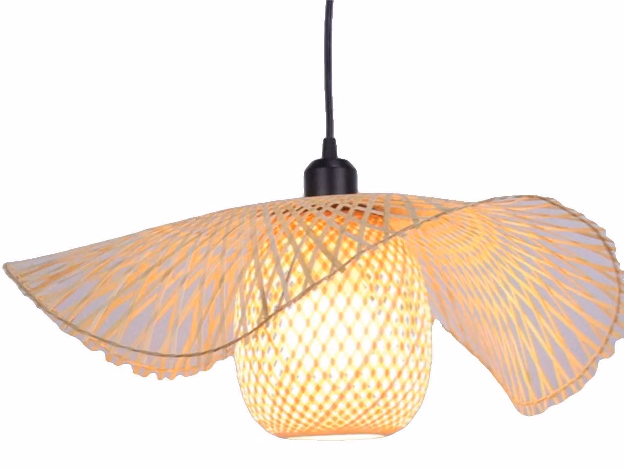 Lampada a sospensione, design lavorato a maglia a mano, compatibile con attacco E27, L 55 cm, LAMPADINA NON INCLUSA