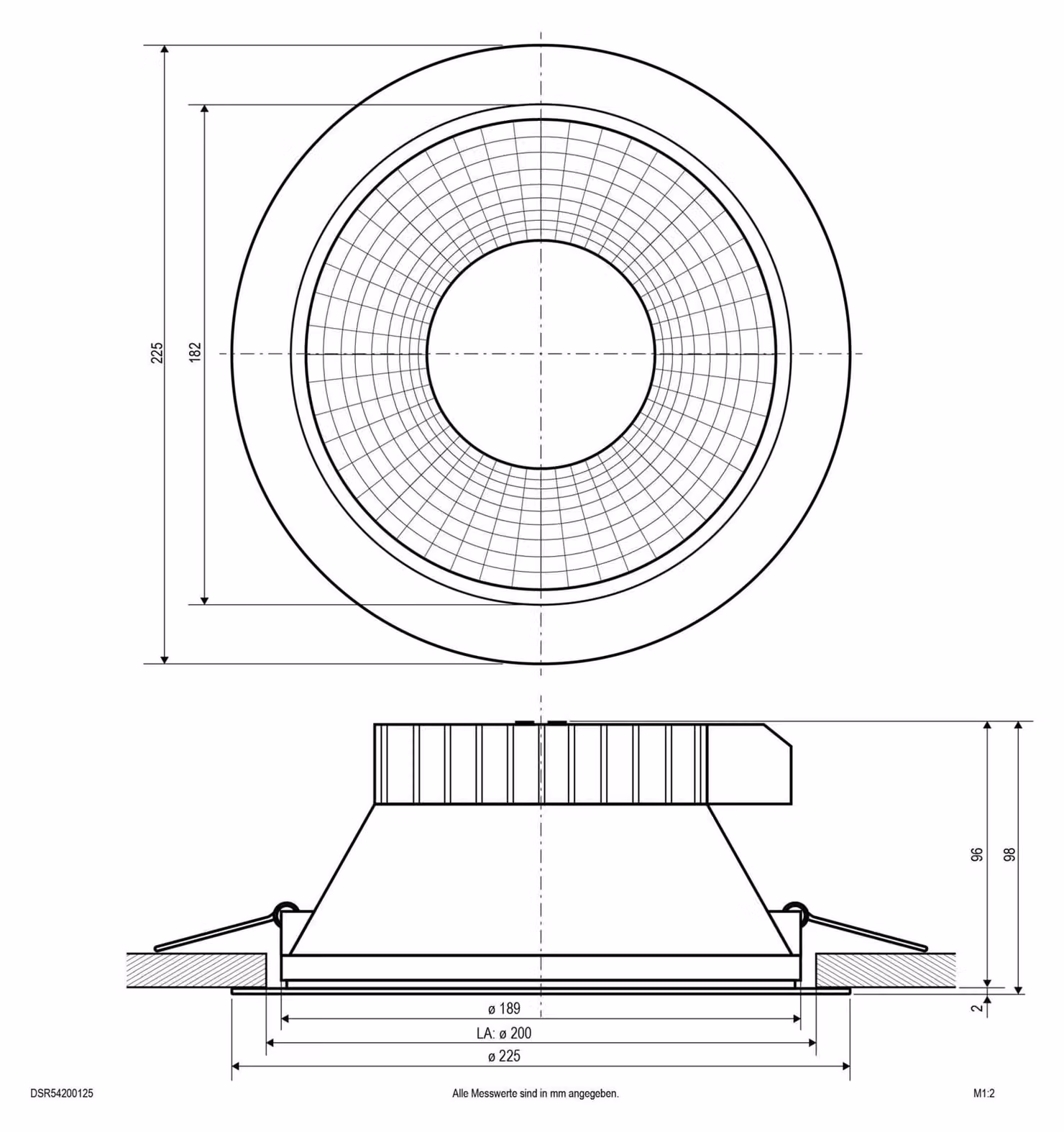 Faretto da incasso LED IP54, 14,5/20W CCT, bianco