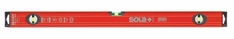 Sola livella in alluminio ROSSA 3/100